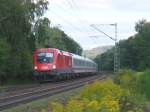 Taurus BB 1016 028-1 zieht den IC 2056 Heidelberg - Saarbrcken am 20.09.2011 bei Landstuhl in Richtung Homburg (Saar)