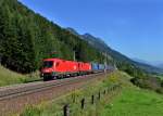 1016 025 + 1116 175 mit einem LKW-Walter am 08.09.2012 unterwegs bei Penk.