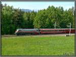 Railjet 1016 035-6 Spirit of Linz in der Nhe von Zeltweg am 14.5.2007