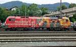 Werbetaurus 1016 048 -Taufname FLORIAN- steht am 18 September 2019 in Kufstein.