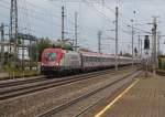 EC 566  Stadt Innsbruck  war am 24.09.2008 mit
der 1016 047 in Marchtrenk unterwegs.