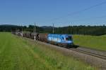 1016 023  Kyoto  mit einem Gterzug nach Wien Zvbf am 16.06.2012 unterwegs bei Pndorf.