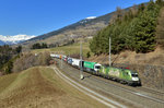 1016 023 mit einer Rola am 18.03.2016 bei St. Jodok am Brenner. 