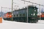 Bludenz: Stangen - E-Lok 1180.08 ÖBB und eine E-Lok der ÖBB-Baureihe 1020 (1985)