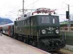 1040.01 whrend 150 Jahre Eisenbahnen in Tirol/Wrgl auf Wrgl Hbf am 23-8-2008.