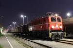 1040 013 mit einem  GmP  im Bahnhof Klein Schwechat (Kls) nach Wien Erdbergerlnde (El); am 25.04.2013