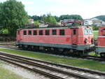 ÖBB 1041.006, fotografiert am 10.07.2012 im Eisenbahnmuseum Ampflwang