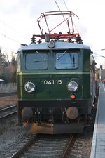 ARGE 1041.15 am 04.Dezember 2016 als Heizlok am Schluß des SR 17364 in Wolkersdorf.