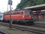 bb 1042 in Bruck/Mur mit City Shuttle nach Mrzzuschlag, kommend von Graz.

Herbst 2006