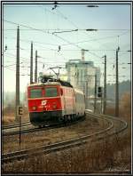 E-Lok 1044 120 fhrt mit EC 32 Allegro Stradivari von Venedig nach Wien.