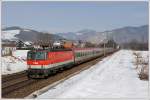 1044 053 hing bis zum Greznbahnhof Spielfeld-Stra am OEC 255 von Wien Meidling nach Maribor.