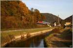 1044 108 auf der Fahrt mit EC 159  Croatia  von Wien Meidling nach Zagreb.
Schlglmhl 22.10.2010