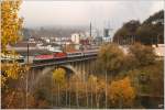 Zwei 44er ziehen den IC 531 von Wien Meidling nach Villach. 
Bruck an der Mur 6.11.2010