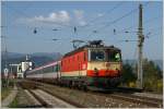 Der IC 534 von Villach nach Wien Meidling war am 27.8.2011 mit 1044 117 bespannt.Hier bei der Durchfahrt in Zeltweg.