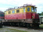 ÖBB 1045 003, fotografiert am 10.07.2012 im Eisenbahnmuseum Ampflwang 