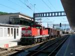 BB - Lok 1063 050- bei Rangierarbeiten im Bahnhof Feldkich am 23.05.2011