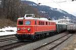 NLB 1110.505 vor dem SE 14291 nach Mistelbach am 17.März 2018 in Admont.