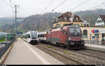 Testfahrten mit RailJet und SBB-EC-Wagen am 7.