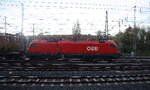 Taurus ÖBB 1116 167 von ÖBB fährt mit einem Güterzug aus Schaarbeek(B) nach  Österreich bei der Ausfahrt aus Aachen-West und fährt in Richtung