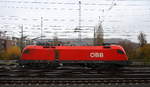 Taurus ÖBB 1116 081  von ÖBB rangiert in Aachen-West.