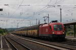 1116 101 mit einem ARS-Zug am 19.06.2018 in Eichenberg.