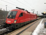ÖBB 1116 091 bespannte den IC 186 auf der Fahrt von Zürich HB (ÖBB 1116 erst ab Singen-Hohentwiel) nach Stuttgart Hbf.