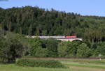 1116 131 mit dem IC 281/RE 50281 (Stuttgart Hbf-Zürich HB/Singen(Htw)) auf dem Einödviadukt 8.6.19
