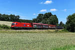 Aufgrund von Bauarbeiten bei Ulm nahm der GA 47151 von Karlsruhe Gbf nach Kecskemet in Ungarn am 01.