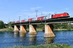 1116 274 mit einem Regionalzug am 10.07.2020 auf der Donaubrücke in Wien-Stadlau