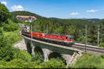 ÖBB 1144 239 & 1116 111 / Kartnerkogel-Viadukt Semmering, 27. Juni 2022