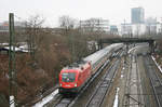 Am 15. März 2010 konnte ich auf dem Münchener Südring ÖBB 1116 162 mit IC 2083  Königssee  (Hamburg-Altona - Berchtesgaden Hbf) fotografieen.