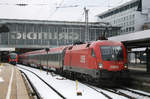 1116 073 mit EC 113 Klagenfurt Hbf - Siegen, dokumentiert am 15.