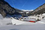 1116 082 mit einer Rola am 24.01.2018 bei St. Jodok am Brenner.