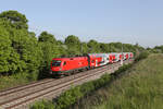 Rail-Cargo 1116.071 fährt mit ihren Reg. zwischen Leobersdorf und Sollenau am 29.4.18