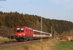 1116 149 mit dem IC 181/RE 50181 (Stuttgart Hbf-Zürich HB/Singen(Htw)) bei Neufra 18.4.19