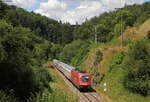 1116 055 und 1116 281 mit dem IC 2337/RE 52337 (Stuttgart Hbf-Tuttlingen) bei Rottweil 30.7.19