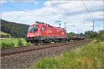 1116 150-4 ist am 03.07.2019 in Richtung Fulda bei Hermannspiegel unterwegs.