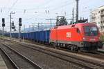 1116 146-2 fährt am 28.August 2019 mit dem LGAG 57092 (VOEST Alpine Linz - Hohenau) aus dem Bahnhof Jedlersdorf.


