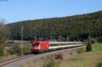 1116 086 mit dem IC 2879 (Rottweil-Singen(Htw)) bei Möhringen 11.10.19