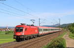 1116 281 und 1116 172 mit dem IC 2091 (Stuttgart Hbf-München Hbf) bei Kuchen 6.5.20