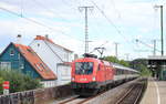 1116 183 mit IC 186 am 24.08.2020 in Stuttgart-Rohr. 