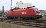 ÖBB 1116 105-8 / abgestellt Gleis 134 / Pasewalk / Januar 2022