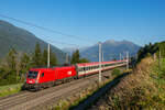 1116.192 mit IC 894 von Salzburg nach Klagenfurt in der Nähe von Penk (Tauernbahn-Südrampe) - 17.08.2023