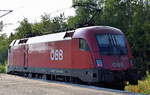 ÖBB - Österreichische Bundesbahnen [A] mit ihrem Taurus  1116 263  [NVR-Nummer: 91 81 1116 263-5 A-ÖBB] war am Rande vom Bahnhof Flughafen BER Terminal 5 abgestellt und wurde zum