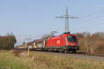 1116 103-3 (ÖBB) mit einem Güterzug in Ratingen Lintorf, 26. Februar 2026