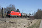 ÖBB 1116 093 mit Kesselwagen bei Eglharting, 25.02.2026