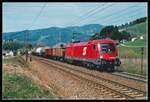 1116.010 mit G44714 bei Mürzzuschlag am 29.04.2003