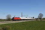 1116 282 mit einem gemischten G�terzug aus Salzburg kommend am 25.