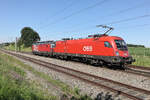 ÖBB Taurus und Vectron zum Vergleichen am 12.7.26 bei Vierkirchen.