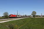 1116 098 war mit einem gemischten G�terzug auf dem Weg nach M�nchen.